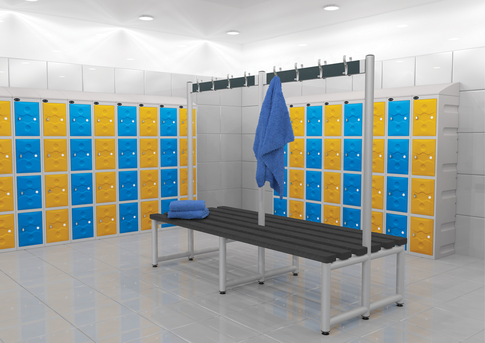plastic locker changing room