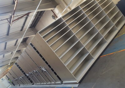 Mobile shelving shelving
