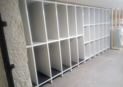 Museum storage shelving