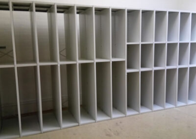 Museum storage shelving