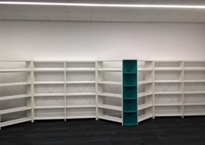 Library display storage